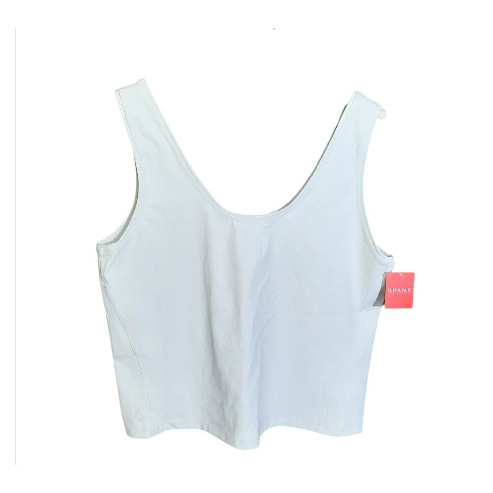 Spanx The Get Moving Fitted Crop Top Shirt Size 1X NWT